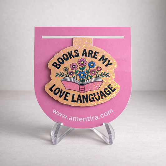 Books are my love language Lesezeichen