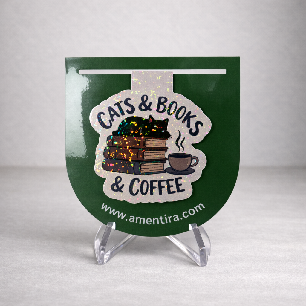 Cats & Books & Coffee Lesezeichen